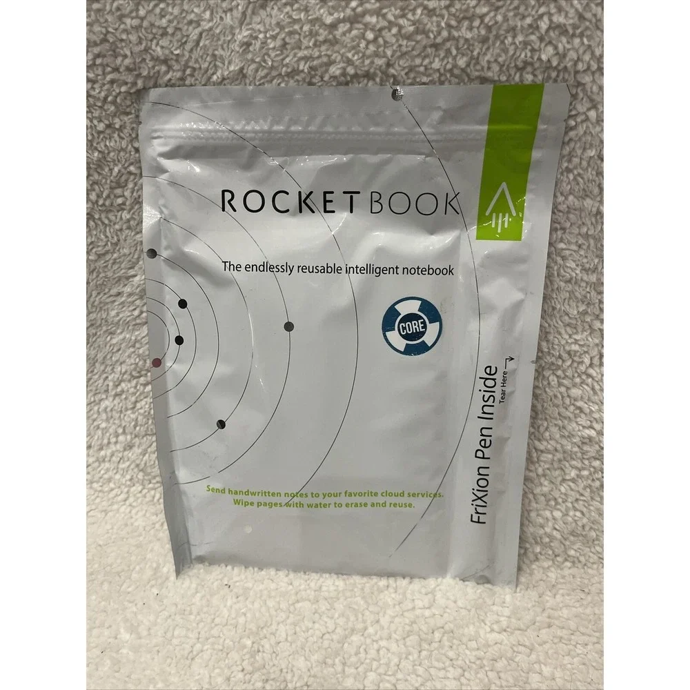 Rocketbook Core Reusable Smart Notebook | Innovative -‎ Includes FriXion Pen